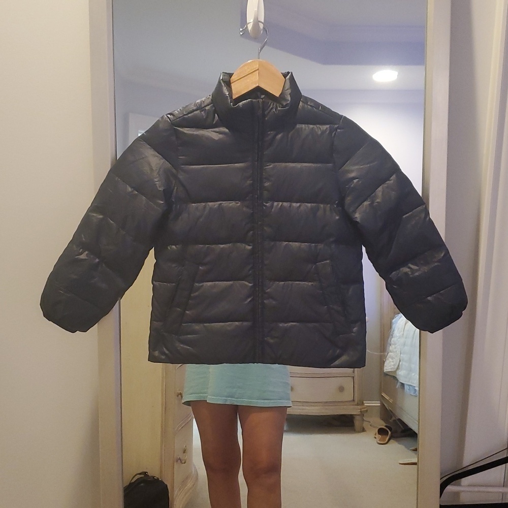 Kids crewcuts everyday puffer jacket size 4/5 blue (34)